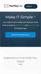 Mobile Screenshot of hartleylab.com